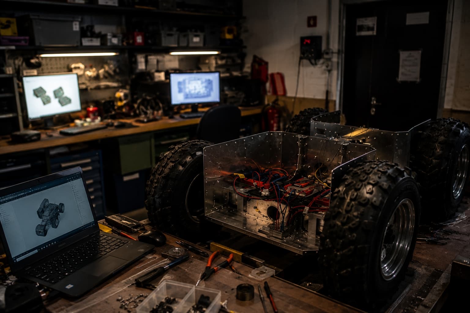 CRoSS contact background with UGV